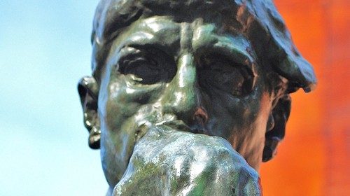 Auguste Rodin, «Il pensatore» (Musée Rodin, Parigi, 1880 - 1902) Auguste Rodin, «Il pensatore» (Musée Rodin, Parigi, 1880 - 1902)