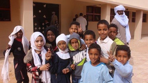 Gli allievi di una scuola a Ubari, in Libia (2018)