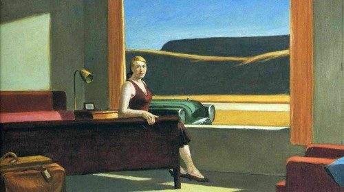 Edward Hopper, «Western Motel» (1957) Edward Hopper, «Western Motel» (1957)