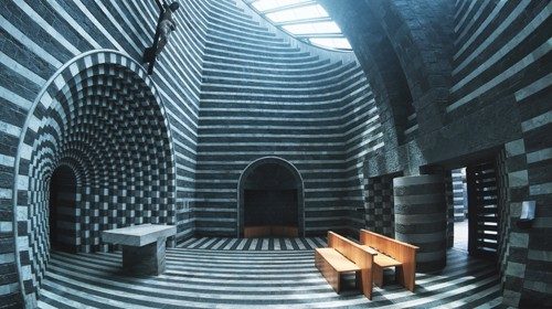 Mario Botta, San Giovanni Battista a Mogno (1996) Mario Botta, San Giovanni Battista a Mogno (1996)
