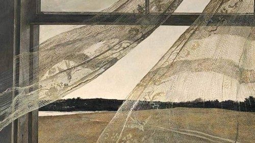 «Wind from Sea», Andrew Wyeth, 1947, National Gallery of Art, Washington «Wind from Sea», Andrew Wyeth, 1947, National Gallery of Art, Washington