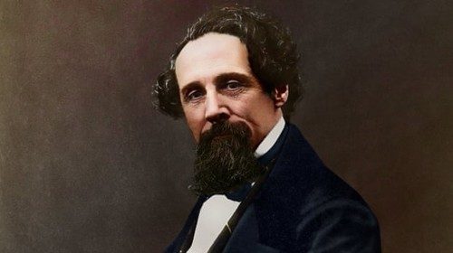 Un'immagine esposta al Charles Dickens Museum di Londra Un'immagine esposta al Charles Dickens Museum di Londra