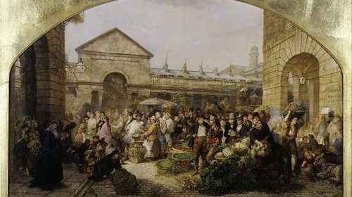 Phoebus Levin «Covent Garden Market» (1864)