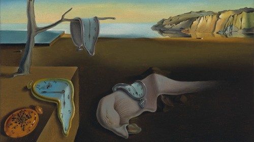 Salvador Dalí, «La persistenza della memoria» (1931, particolare)