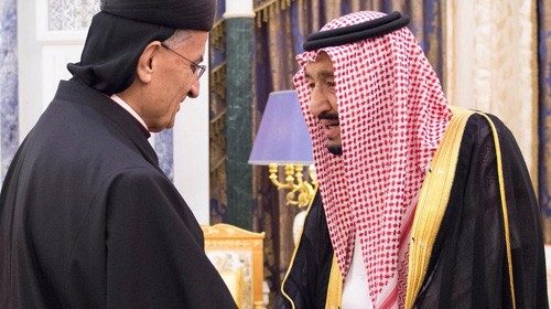Il re saudita Salman riceve il cardinale patriarca Raï (14 novembre 2017)