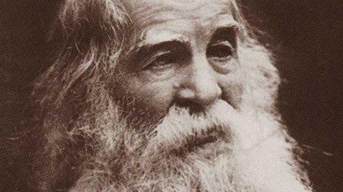 Il poeta statunitense Walt Whitman