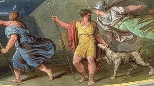 «Ulisse riconosciuto da Argo» (Palazzo Milzetti, Faenza) «Ulisse riconosciuto da Argo» (Palazzo Milzetti, Faenza)