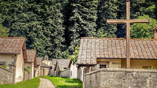 Uno scorcio di Camaldoli Uno scorcio di Camaldoli