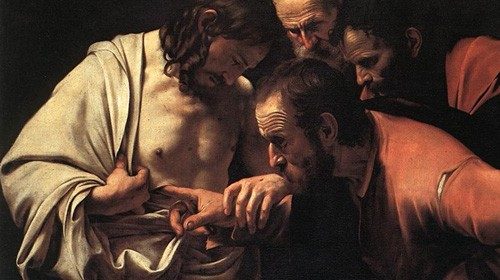 Caravaggio «Incredulità di san Tommaso» (1601-1602)