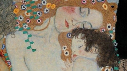 Gustav Klimt, «Le tre età della donna» (1905, particolare)