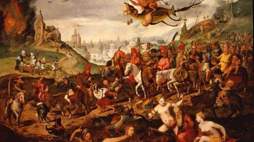 Pieter Brueghel «Le tentazioni di Sant’Antonio» (XVII secolo)