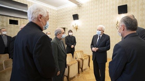 Il Presidente della Repubblica Sergio Mattarella incontra il Collegio degli Scrittori de La CiviltÃ  ...