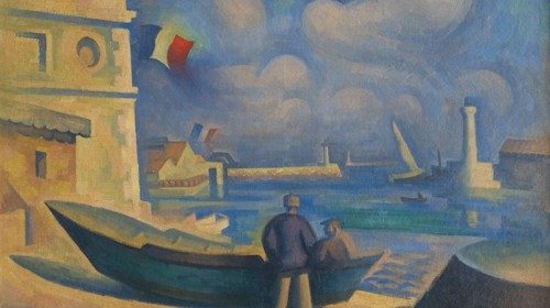 Gabriel Courderc «L’ingresso al porto di Sète» (1942)