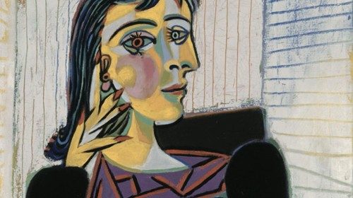 Pablo Picasso, «Ritratto di Dora Maar» (1937, particolare)