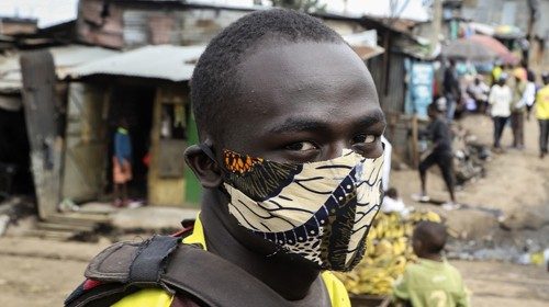 FILE - In this March 20, 2020, file photo, a boda-boda, or motorcycle taxi, driver wears a makeshift ... FILE - In this March 20, 2020, file photo, a boda-boda, or motorcycle taxi, driver wears a makeshift ...