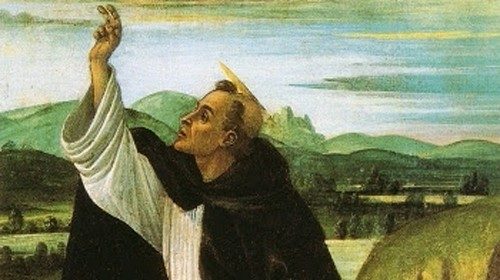 Sandro Botticelli, «San Domenico benedicente» Sandro Botticelli, «San Domenico benedicente»