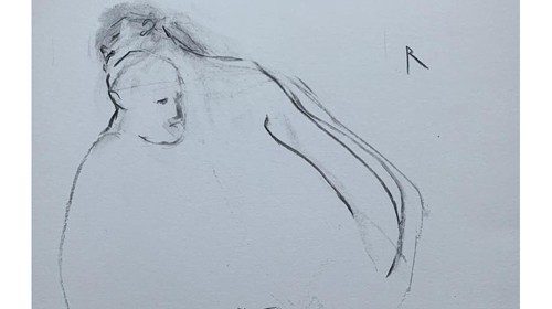 Oliviero Rainaldi, «Enea e Anchise» (2020), (particolare) Oliviero Rainaldi, «Enea e Anchise» (2020), (particolare)
