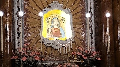 L’immagine della Madonna della Lobra L’immagine della Madonna della Lobra