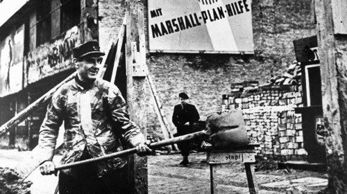 La ricostruzione di Berlino ovest finanziata dal Piano Marshall (1949)
