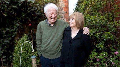 Seamus Heaney con la moglie Marie a Dublino nel 2009