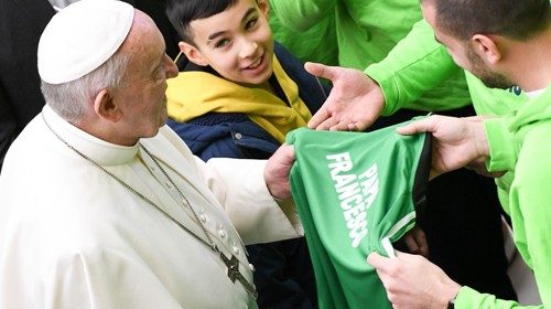 Vaticano, 22 gennaio 2020: udienza generale di Papa Francesco in Aula Paolo VI - foto SIR/Marco ...