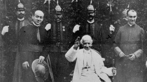 Leone XIII in una foto d’epoca