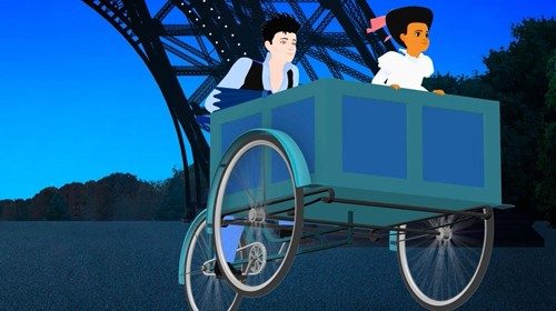 Una scena da «Dililì a Parigi» di Michel Ocelot Una scena da «Dililì a Parigi» di Michel Ocelot