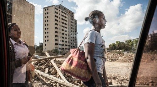 Un cantiere ad Addis Abeba