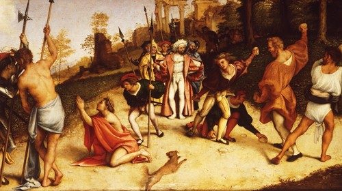 Lorenzo Lotto, «Lapidazione di Santo Stefano» (1513-1516)