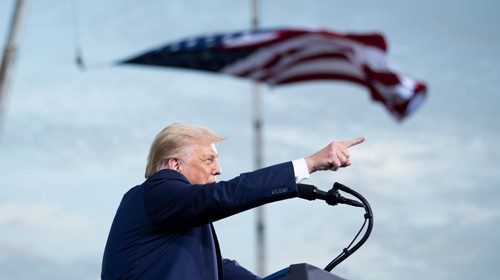 The American flag flies at half-mast in honor of the late Justice Ruth Bader Ginsburg as US ... The American flag flies at half-mast in honor of the late Justice Ruth Bader Ginsburg as US ...