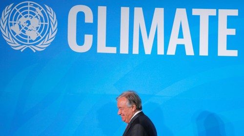 FILE PHOTO: United Nations Secretary General Guterres makes his closing statement at the end of the ... FILE PHOTO: United Nations Secretary General Guterres makes his closing statement at the end of the ...