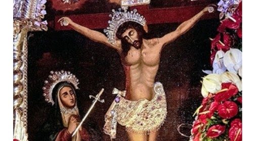 L’immagine del Signore dei Miracoli venerato in Perú