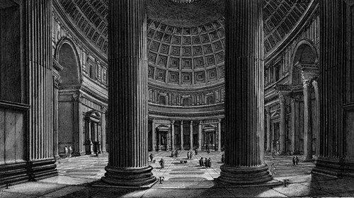 «L’interno del Pantheon» (1756) «L’interno del Pantheon» (1756)