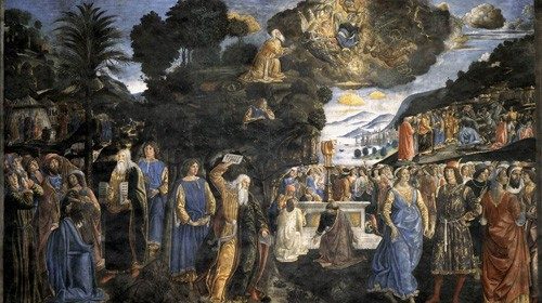 Cosimo Rosselli, «Discesa dal monte Sinai» (1481-1482)