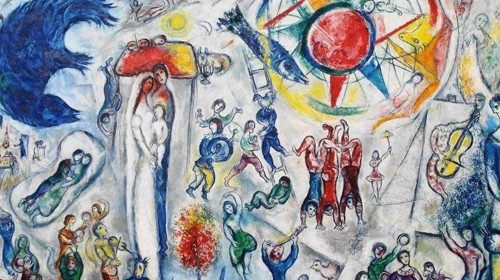 Marc Chagall «La vie» (particolare, 1964)