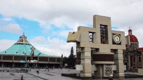 Il sagrato della basilica di Nostra Signora di Guadalupe