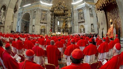 Foto LaPresse22/02/2014 RomaAttualitàConcistoro: il Papa crea 19 nuovi cardinali