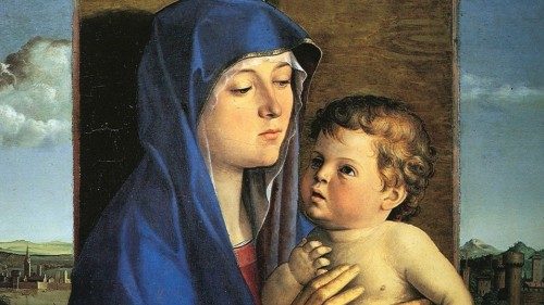Giovanni Bellini, « Madonna con il Bambino» (detta di Alzano, 1485) Giovanni Bellini, « Madonna con il Bambino» (detta di Alzano, 1485)