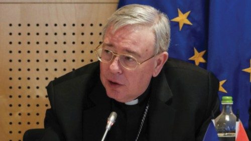 Il cardinale Jean-Claude Hollerich, presidente della Comece Il cardinale Jean-Claude Hollerich, presidente della Comece