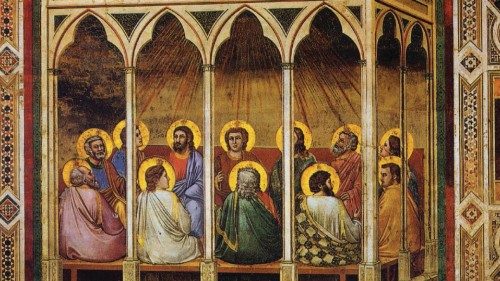 Giotto, «Pentecoste» (particolare, 1303-1305 circa) Giotto, «Pentecoste» (particolare, 1303-1305 circa)