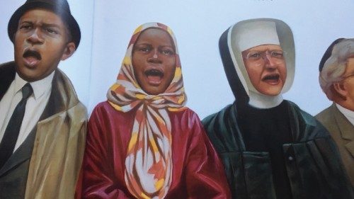 Particolari da alcune tavole di Kadir Nelson Particolari da alcune tavole di Kadir Nelson