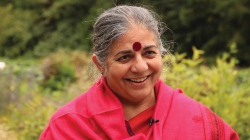 L’attivista indiana Vandana Shiva