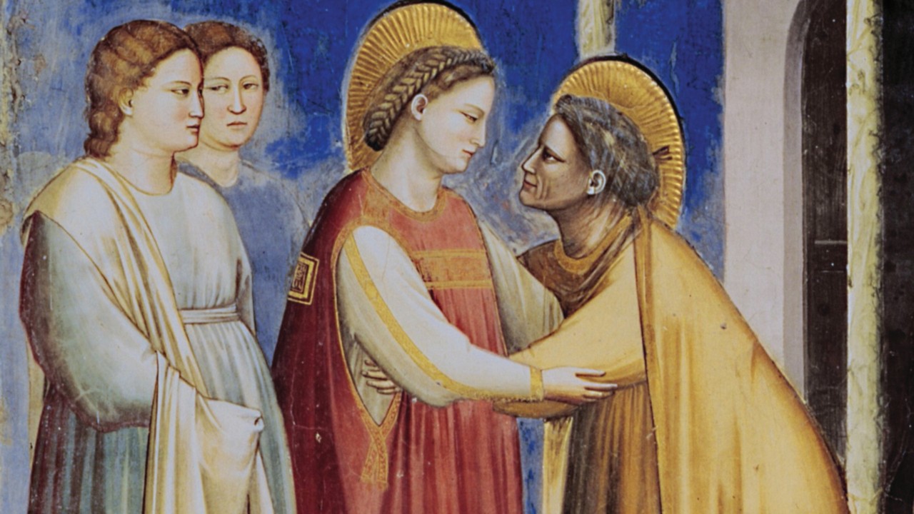 Giotto, Visitazione, (c. 1306.) Cappella degli Scrovegni, Padova