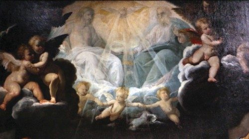 Domenico Fiasella, «Discesa dello Spirito Santo» (1618)