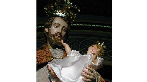 «San Giuseppe col Bambino» (basilica  di San José de Flores a Buenos Aires)