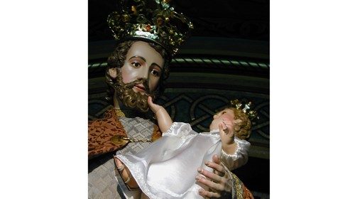 «San Giuseppe col Bambino» (basilica di San José de Flores a Buenos Aires) «San Giuseppe col Bambino» (basilica di San José de Flores a Buenos Aires)