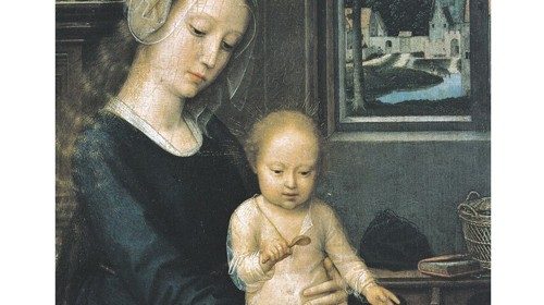 David Gerard, «Madonna della pappa» (1510 -1515)