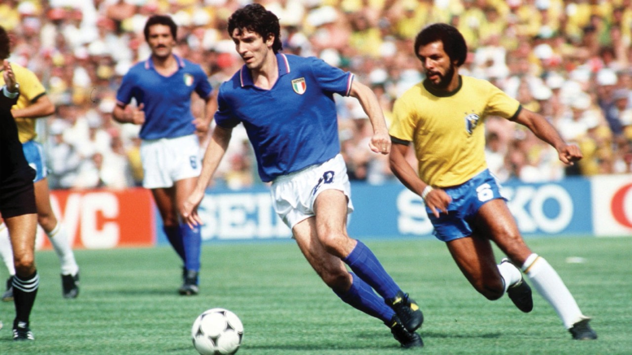 FILE PHOTO: Football - 1982 FIFA World Cup - Second Phase Group 4 - Italy v Brazil - Estadio Sarria, ...