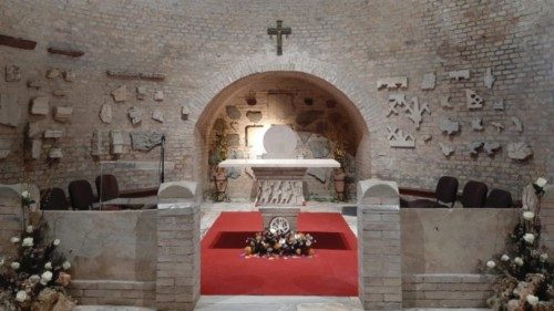 La basilica di San Silvestro nelle catacombe di Priscilla