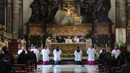 SS. Francesco - Basilica Vaticana: Santa Messa nella festa della Madonna di Guadalupe 12-12-2020